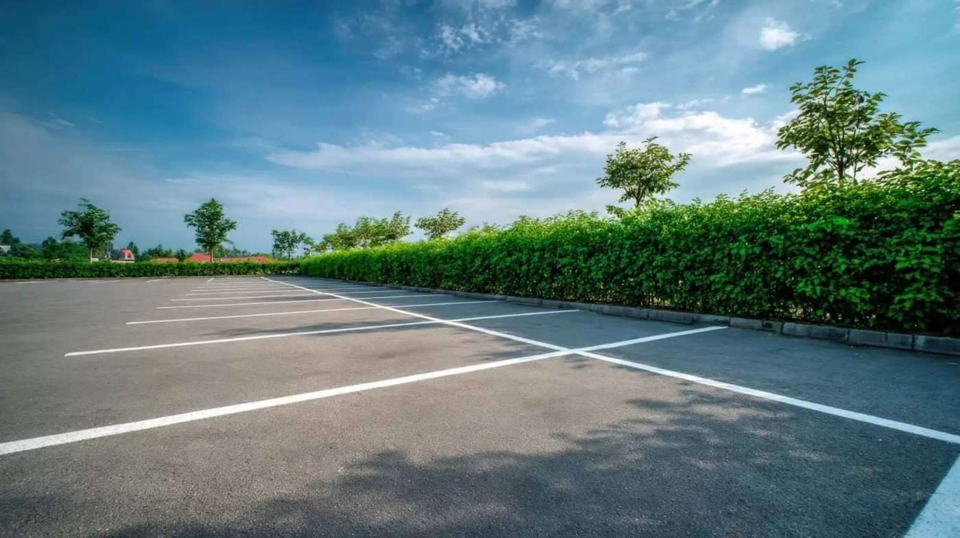 Parking lot pressure washing in Jacksonville Florida